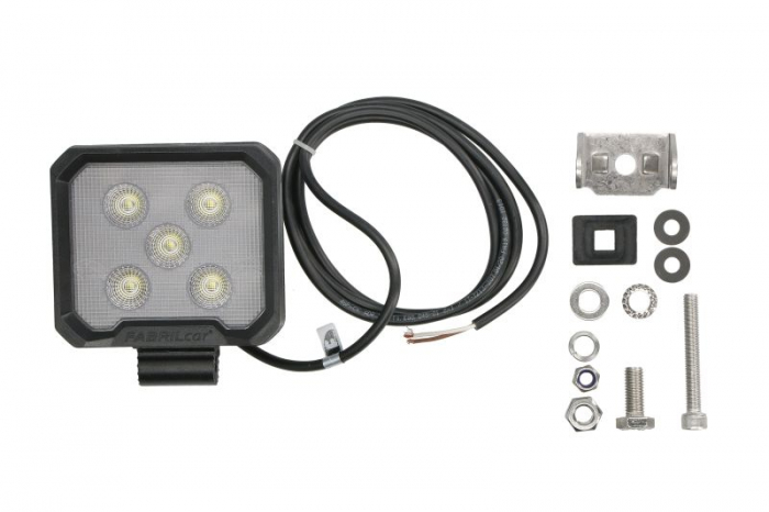 Lumina lucru (LED, 16W, 2000lm, numar diode: 6, inaltime: 98mm, latime: 110mm, adancime: 46mm, lungime cablu: 1,5m, carcasa aliaj; lumina dispersata) potrivit ADR WORKFAB II
