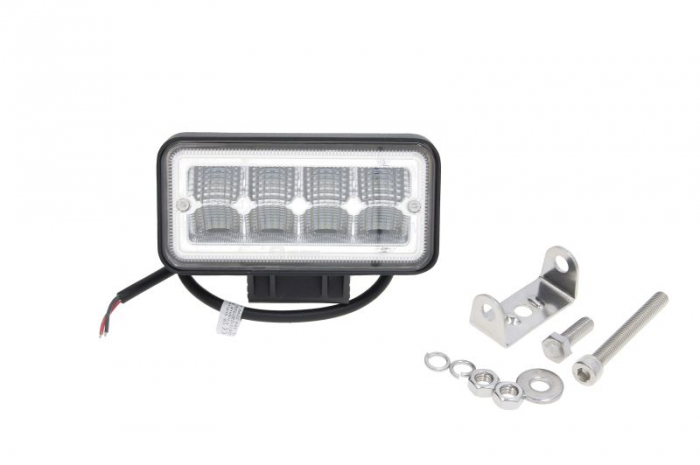 Lumina lucru (LED, 9 36V, 12W, 1136lm, lungime: 128mm, inaltime: 89,2mm, adancime: 47,5mm, 2 generatie; dreptunghiular; Tehnologia RFT)
