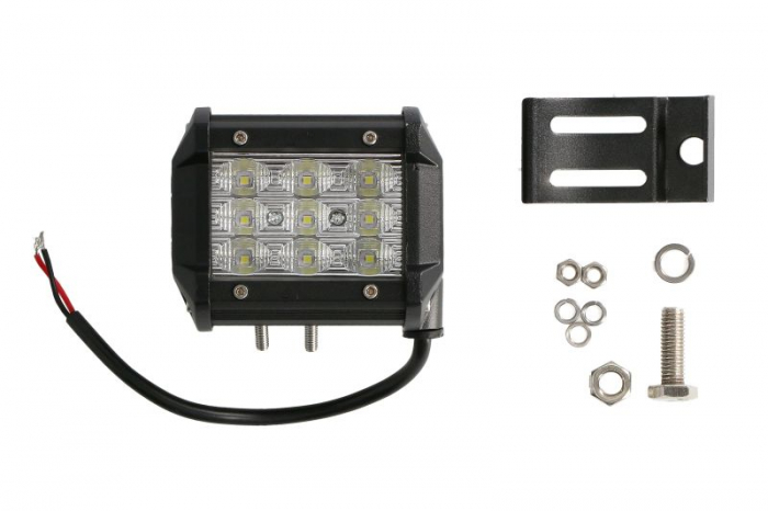 Lumina lucru (OSRAM LED, 10-30V, 27W, 2700lm, numar elemente LED: 9x3W, inaltime: 91mm, latime: 96mm, adancime: 65mm)