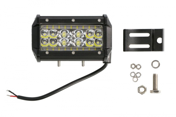 Lumina lucru (OSRAM LED, 10-30V, 90W, 9000lm, numar elemente LED: 30x3W, inaltime: 91mm, latime: 132,5mm, adancime: 65mm)