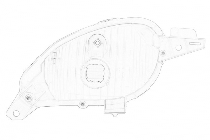 Lumina marsarier Dreapta potrivit TOYOTA YARIS, YARIS/HATCHBACK 07.14-06.20 [2]