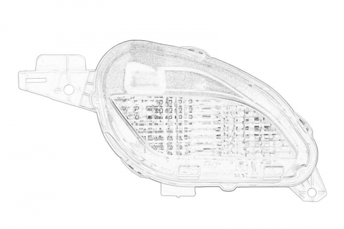 Lumina marsarier Dreapta potrivit TOYOTA YARIS, YARIS HATCHBACK 07.14-06.20