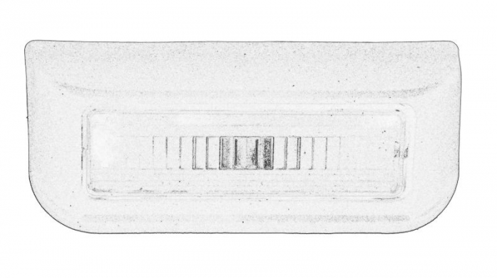 Lumina numar inmatriculare (cu bec) potrivit CITROEN NEMO; FIAT FIORINO / QUBO; PEUGEOT BIPPER 11.07- [1]