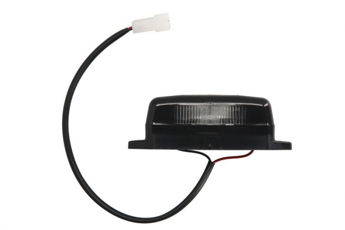 Lumina numar inmatriculare (culoare: alb, culoare sticla: transparent, lungime cablu: 300mm)