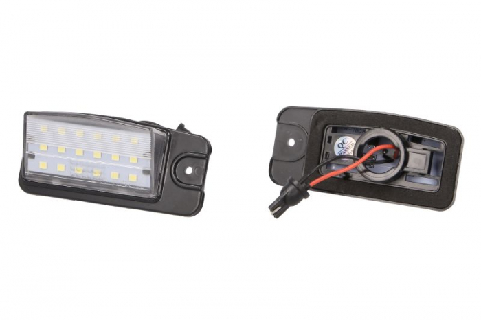 Lumina numar inmatriculare, culoare lumina: alb, 12V, cu aprobare circulatie potrivit NISSAN X-TRAIL III 04.14-