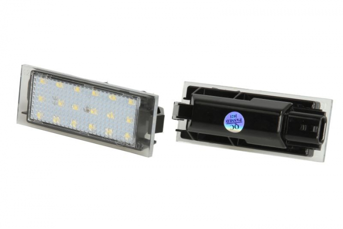 Lumina numar inmatriculare, culoare lumina: alb, 12V, cu aprobare circulatie potrivit RENAULT MEGANE II 05.05-07.09