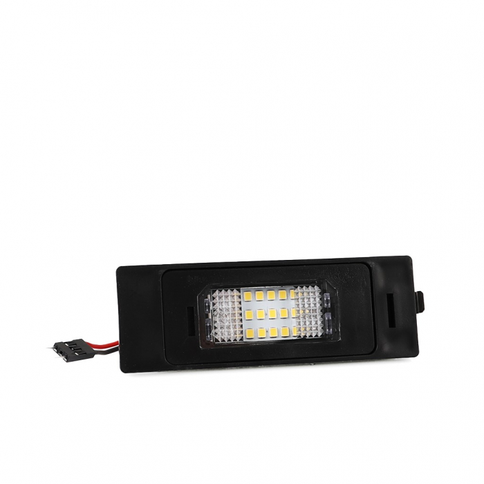Lumina numar inmatriculare, culoare lumina: alb; set, , cu aprobare circulatie potrivit BMW 1 (E81), 1 (E87), 1 (F20), 1 (F21), 6 (F12), 6 (F13), 6 GRAN COUPE (F06), I3 (I01), Z4 (E89) dupa 2004 12V [4]