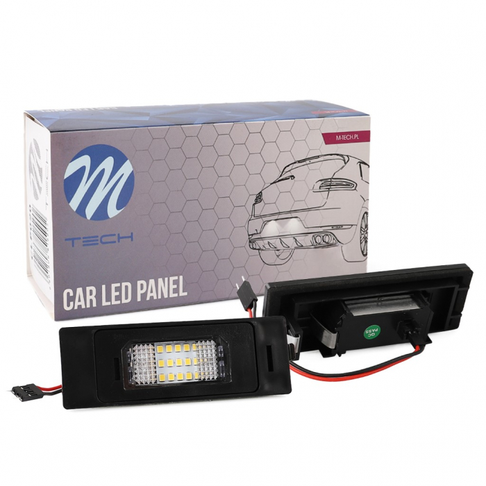Lumina numar inmatriculare, culoare lumina: alb; set, , cu aprobare circulatie potrivit BMW 1 (E81), 1 (E87), 1 (F20), 1 (F21), 6 (F12), 6 (F13), 6 GRAN COUPE (F06), I3 (I01), Z4 (E89) dupa 2004 12V [3]