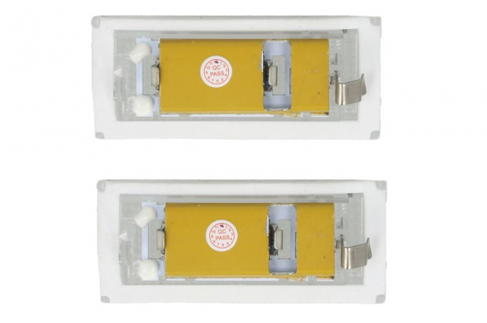 Lumina numar inmatriculare, culoare lumina: alb; set, 12V, cu aprobare circulatie potrivit BMW 3 (E46) 12.97-05.05 [2]
