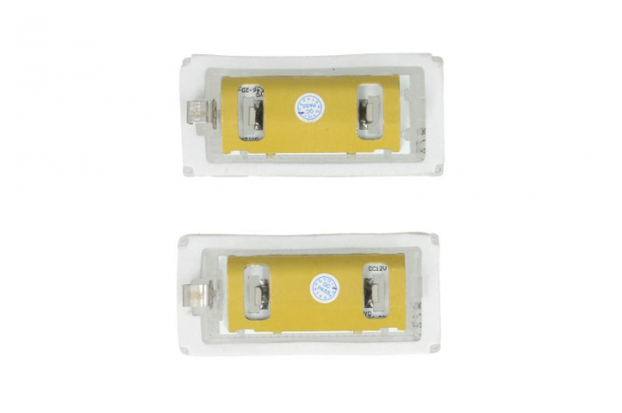 Lumina numar inmatriculare, culoare lumina: alb; set, 12V, cu aprobare circulatie potrivit BMW 3 (E46) 12.98-07.06 [2]