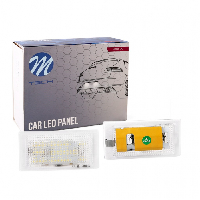 Lumina numar inmatriculare, culoare lumina: alb; set, 12V, cu aprobare circulatie potrivit BMW 3 (E46) 12.98-12.07 [3]