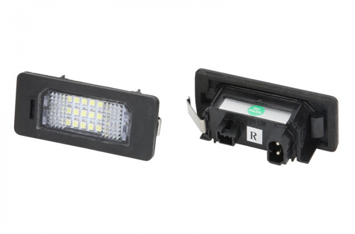 Lumina numar inmatriculare, culoare lumina: alb; set, 12V, cu aprobare circulatie potrivit BMW 5 (E39), 5 (E60), 5 (E61) 09.95-12.10