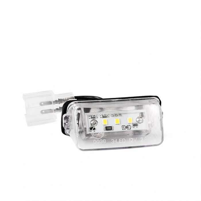 Lumina numar inmatriculare, culoare lumina: alb; set, , cu aprobare circulatie potrivit DS DS 4; CITROEN BERLINGO, BERLINGO MULTISPACE, BERLINGO/MINIVAN, C3 I, C3 PICASSO, C4 GRAND PICASSO I dupa 1993 [4]