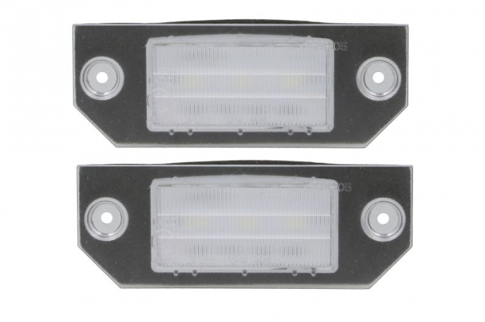 Lumina numar inmatriculare, culoare lumina: alb; set, 12V, cu aprobare circulatie potrivit FORD FOCUS II 07.04-09.12