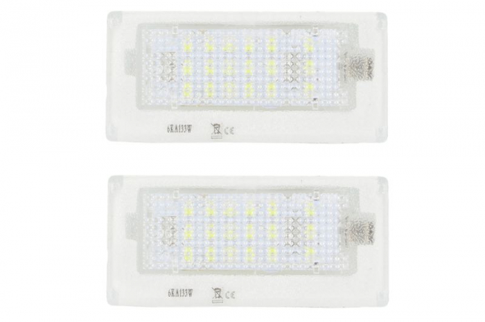 Lumina numar inmatriculare, culoare lumina: alb; set, 12V, cu aprobare circulatie potrivit MINI (R50, R53) 06.01-09.06