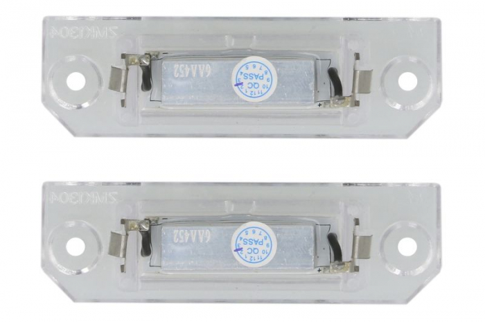 Lumina numar inmatriculare, culoare lumina: alb; set, 12V, cu aprobare circulatie potrivit VW GOLF IV 08.97-06.06 [2]