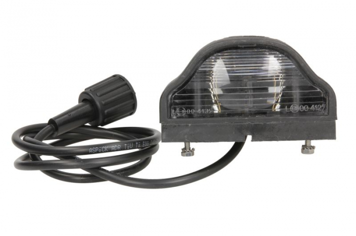 Lumina numar inmatriculare REGPOINT (culoare sticla: negru, lungime cablu: 1000mm)