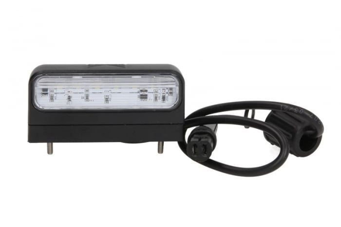 Lumina numar inmatriculare REGPOINT II (LED, 12 24V, 48x45x100mm, lungime cablu: 500mm, conector: ASS2)