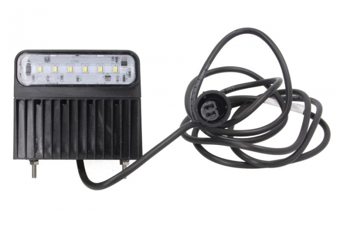 Lumina numar inmatriculare REGPOINT II (LED, 12 24V, 83x45x100mm, lungime cablu: 2000mm, conector: ASS2)