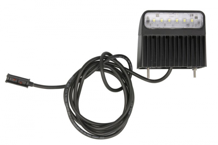Lumina numar inmatriculare REGPOINT II (LED, 12 24V, 83x45x100mm, lungime cablu: 2000mm, conector: CLICK-IN)