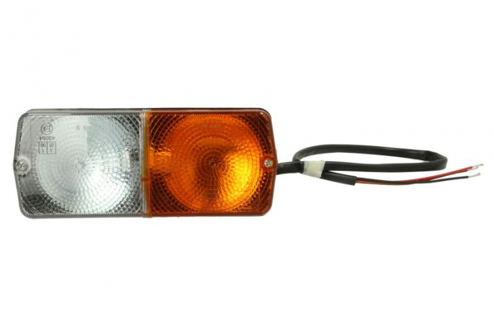 Lumina zi Fata Stanga (P21W R5W, alb portocaliu, cu indicator) potrivit MASSEY FERGUSON