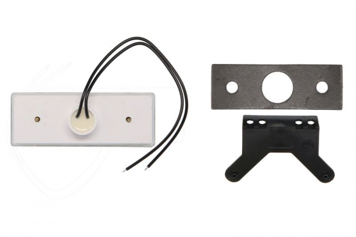 Lumini clarificare stanga/dreapta, alb, LED, inaltime 44mm; latime 119mm; adancime 19,5mm, în relief, lungime cablu 220mm, cu cuier, 12/24V [2]