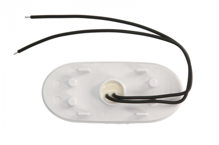Lumini clarificare stanga/dreapta, alb, LED, inaltime 46,5mm; latime 106,5mm; adancime 21,8mm, în relief, lungime cablu 220mm, cu cuier, 12/24V [2]
