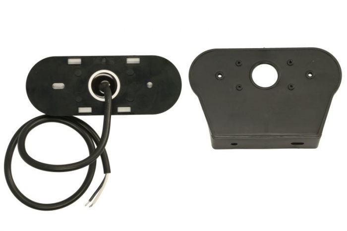 Lumini clarificare stanga/dreapta, forma: oval, alb, LED, inaltime 45,9mm; latime 119,6mm; adancime 20,5mm, în relief, lungime cablu 500mm, cu cuier, 12/24V (IP68) [2]