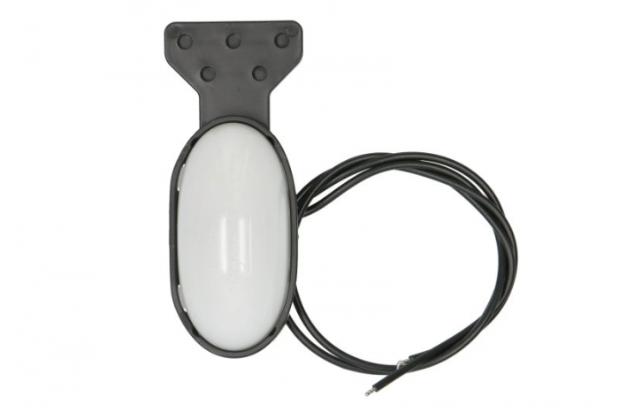 Lumini clarificare stanga/dreapta, forma: oval, alb, LED, inaltime 75mm; latime 39,5mm; adancime 31mm, în relief, lungime cablu 380mm, cu cuier, 12/24V (tip: neon, IP6K9K) [1]