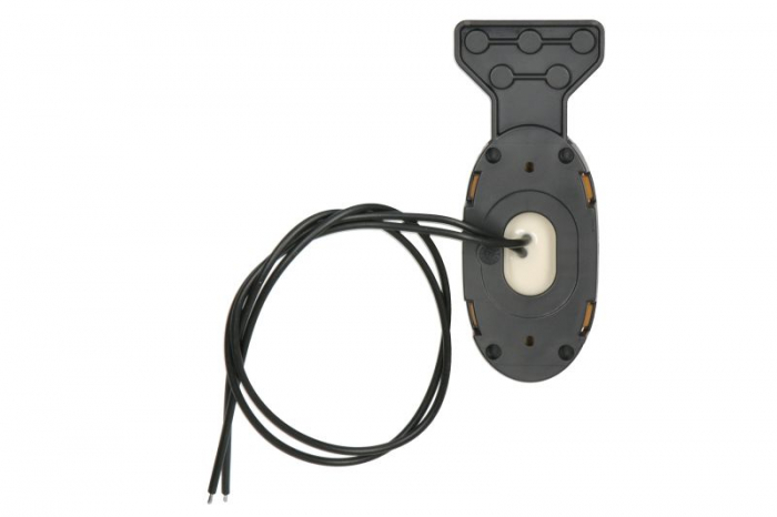 Lumini clarificare stanga/dreapta, forma: oval, portocaliu, LED, inaltime 75mm; latime 39,5mm; adancime 31mm, în relief, lungime cablu 380mm, cu cuier, 12/24V (tip: neon, IP6K9K) [2]