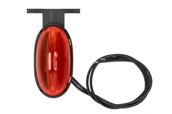 Lumini clarificare stanga dreapta, forma: oval, portocaliu rosu alb, LED, inaltime 75mm; latime 39,5mm; adancime 31mm, in relief, lungime cablu 380mm, cu cuier, 12 24V (IP6K9K)