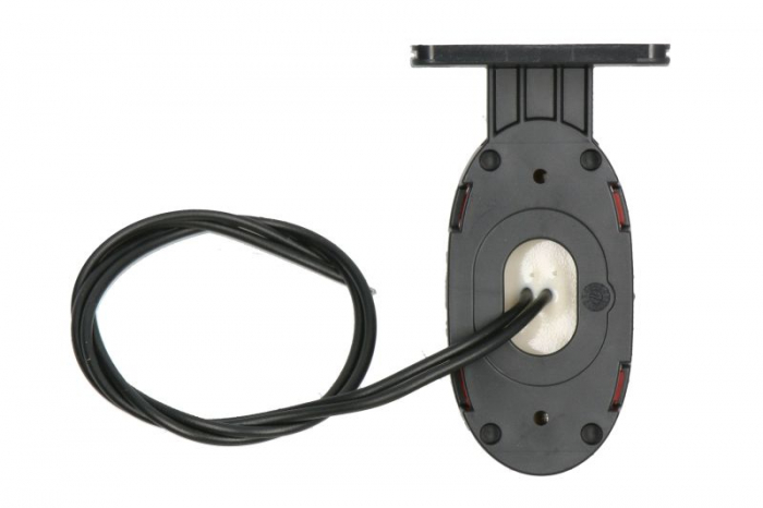 Lumini clarificare stanga/dreapta, forma: oval, portocaliu/rosu/alb, LED, inaltime 75mm; latime 39,5mm; adancime 31mm, în relief, lungime cablu 380mm, cu cuier, 12/24V (IP6K9K) [2]