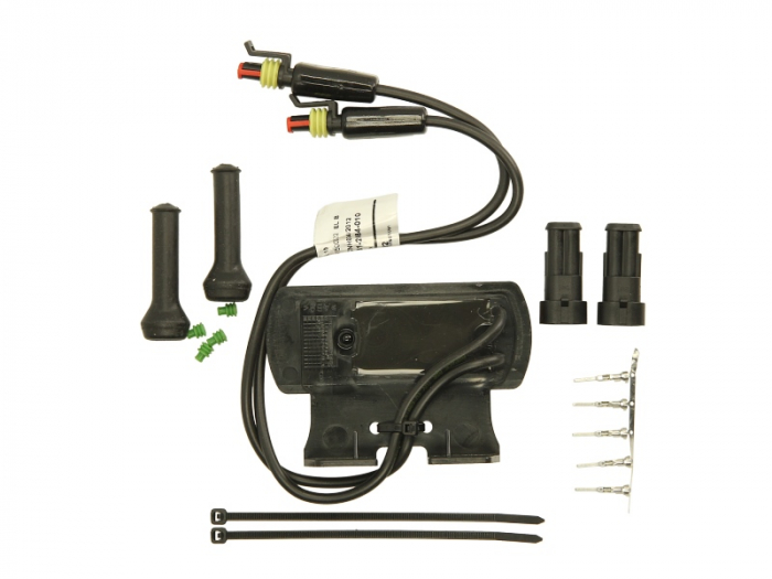 Lumini clarificare stanga/dreapta, portocaliu, LED, cu cuier, 24V (conector: SUPERSEAL 2PIN) potrivit SCHMITZ [2]