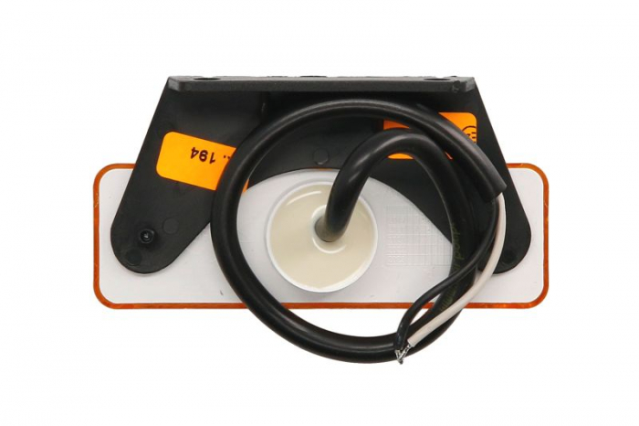 Lumini clarificare stanga/dreapta, portocaliu, LED, inaltime 31mm; latime 98mm; adancime 27mm, în relief, lungime cablu 280mm, cu cuier, 12/24V [2]