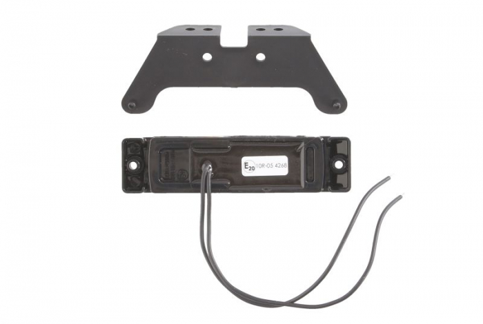 Lumini clarificare stanga/dreapta, portocaliu, LED, inaltime 32mm; latime 130mm; adancime 20mm, în relief, lungime cablu 210mm, cu cuier, 12/24V (tip: neon) [2]