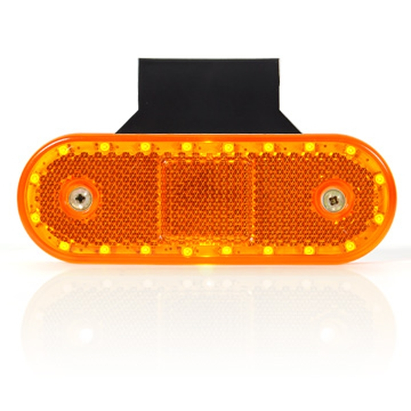 Lumini clarificare stanga dreapta; portocaliu; LED; inaltime 40; latime 114; cu cuier; 12 24V