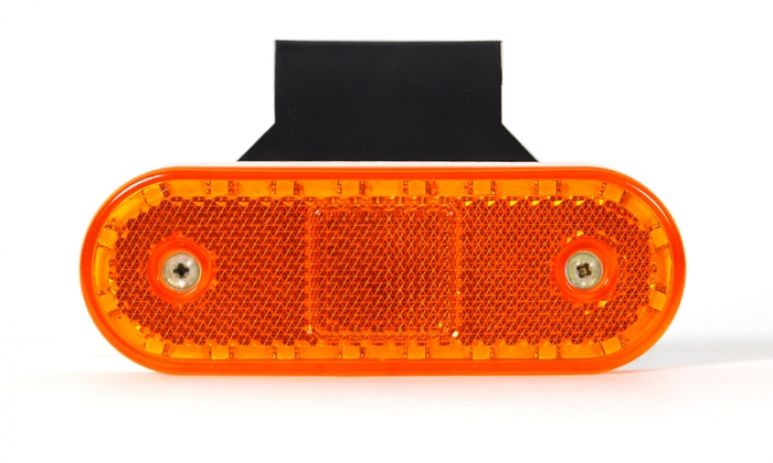 Lumini clarificare stanga/dreapta; portocaliu; LED; inaltime 40; latime 114; cu cuier; 12/24V [2]