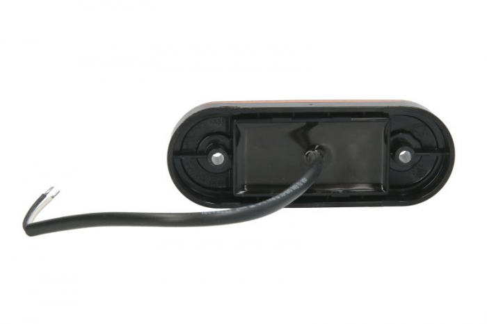 Lumini clarificare stanga/dreapta, portocaliu, LED, inaltime 41mm; latime 115mm; adancime 20mm, în relief, lungime cablu 220mm, cu cuier, 12/24V potrivit ADR [2]
