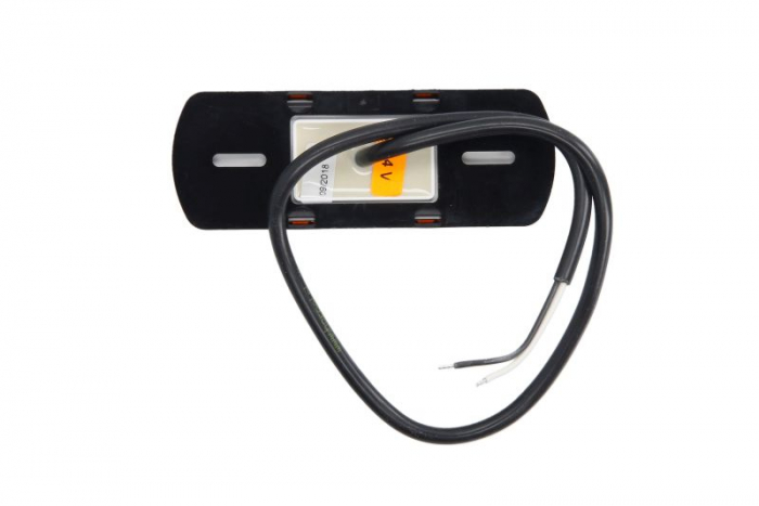Lumini clarificare stanga/dreapta, portocaliu, LED, inaltime 44mm; latime 122mm; adancime 16mm, suprafata, lungime cablu 500mm, 12/24V (cu reflector) [2]