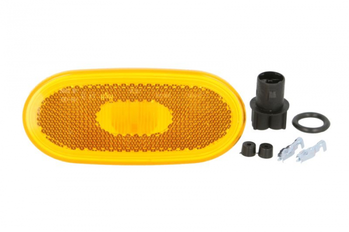 Lumini clarificare stanga/dreapta, portocaliu, LED, inaltime 46,7mm; latime 106,3mm; adancime 50,9mm, 12/24V (oval cu reflector HOR 59) potrivit MERCEDES SPRINTER 3,5-T (B906), SPRINTER 3-T (B906) 04. [1]