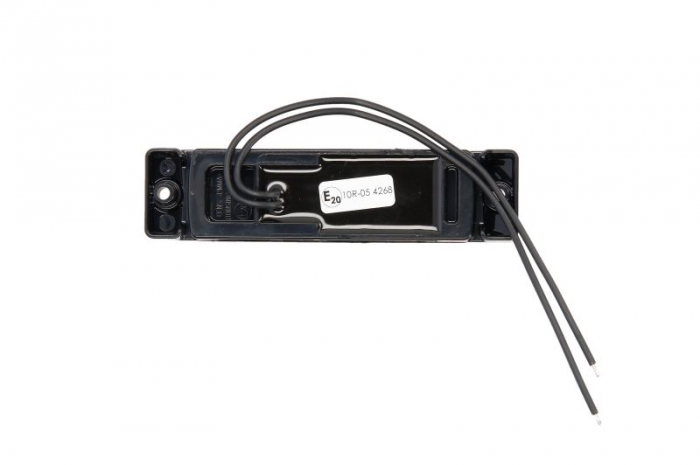 Lumini clarificare stanga/dreapta, rosu, LED, inaltime 32mm; latime 130mm; adancime 20mm, în relief, lungime cablu 210mm, cu cuier, 12/24V [2]