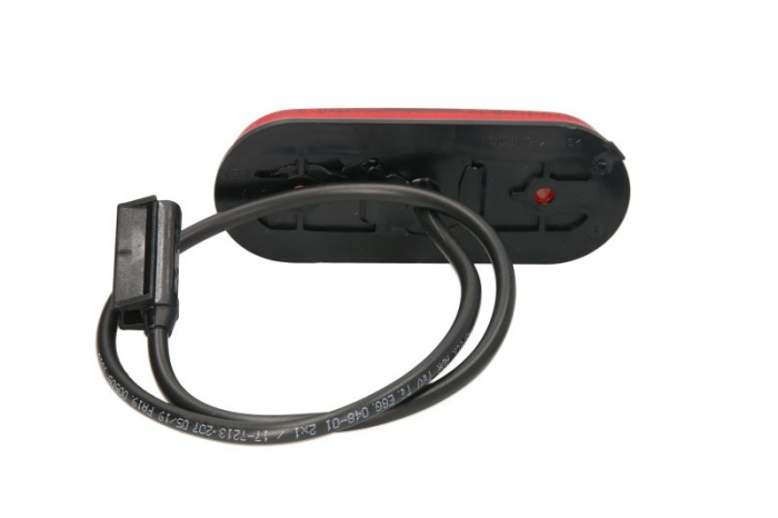 Lumini clarificare stanga/dreapta, rosu, LED, inaltime 44mm; latime 119mm; adancime 18mm, suprafata, lungime cablu 500mm, fara relief, 24V (cu reflector) [2]