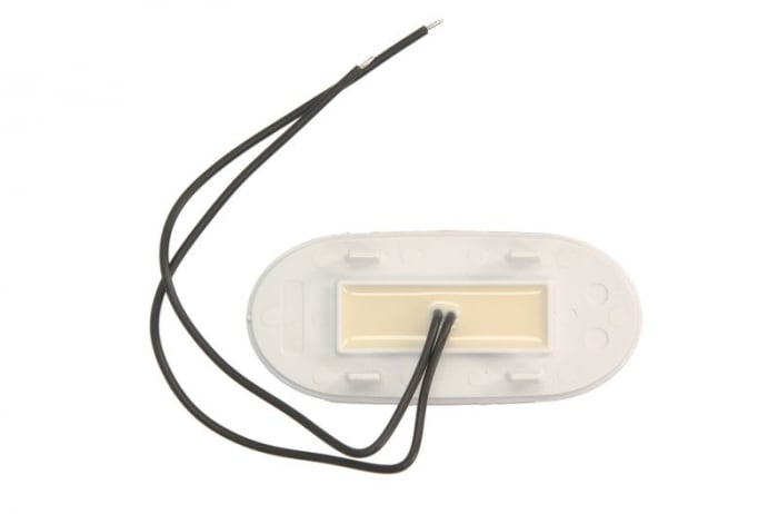 Lumini clarificare stanga/dreapta, rosu, LED, inaltime 46,5mm; latime 106,5mm; adancime 21,8mm, în relief, lungime cablu 220mm, cu cuier, 12/24V [2]