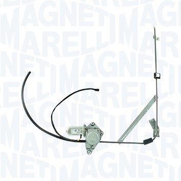 Macara geam Dreapta, electric, cu motor potrivit IVECO EUROCARGO I-III, EUROSTAR, EUROTECH MH, EUROTECH MP, EUROTECH MT, EUROTRAKKER, MAGIRUS, STRALIS I; VW PASSAT B2, SANTANA 01.81- [2]