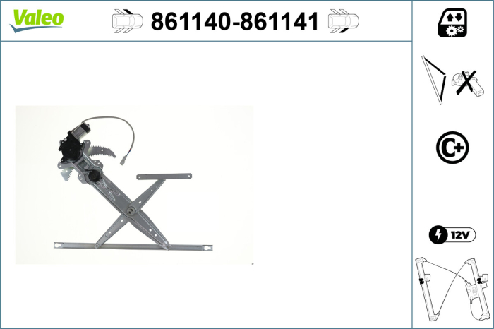 Macara geam Fata Dreapta electric, fara motoras potrivit DODGE DURANGO; JEEP GRAND CHEROKEE, GRAND CHEROKEE IV dupa 2010 [2]