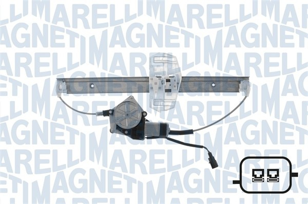 Macara geam Spate Stanga (electric, cu motor, numar usi: 4) potrivit JEEP WRANGLER III, WRANGLER IV dupa 2006 [3]