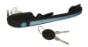 Maner usa Fata Dreapta cu cheie, exterior, cu incuietoare, negru potrivit AUDI 80 B2, 90 B2, COUPE B2, QUATTRO 1.3-2.2 1978-1989 [3]