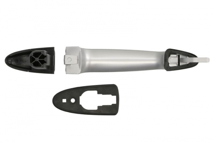 Maner usa fata dreapta (exterior, argintiu) potrivit LANCIA YPSILON 843 10.03-12.11 [2]