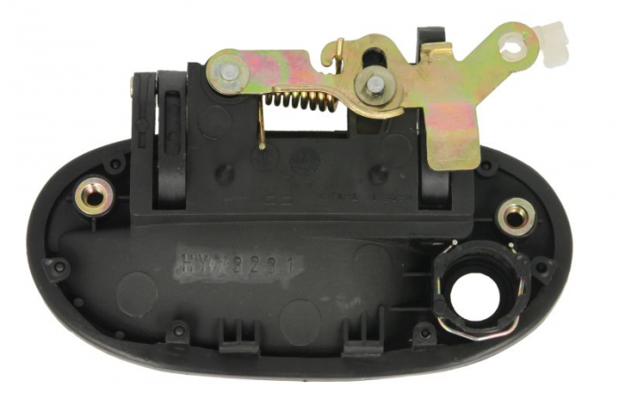 Maner usa Fata Dreapta exterior, cu locas incuietoare negru potrivit HYUNDAI ACCENT, ACCENT I 1.3/1.5 1994-2000 [2]