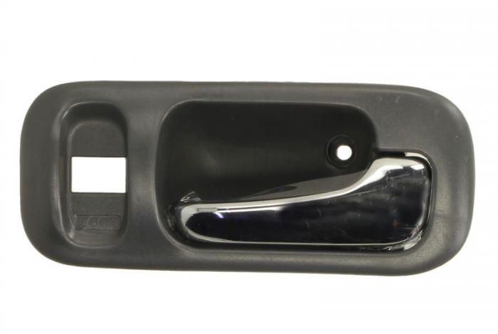 Maner usa Fata Dreapta interior, cu gaura pentru incuietoare, crom/gri potrivit HONDA CR-V I 2.0 10.95-02.02 [1]